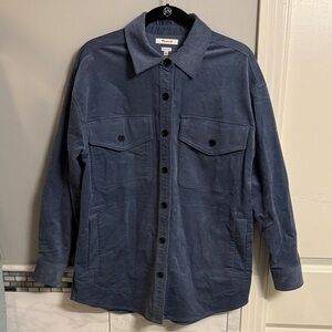Madewell Women’s Corduroy Twill Overaizwd Shirt-Jacket, size small